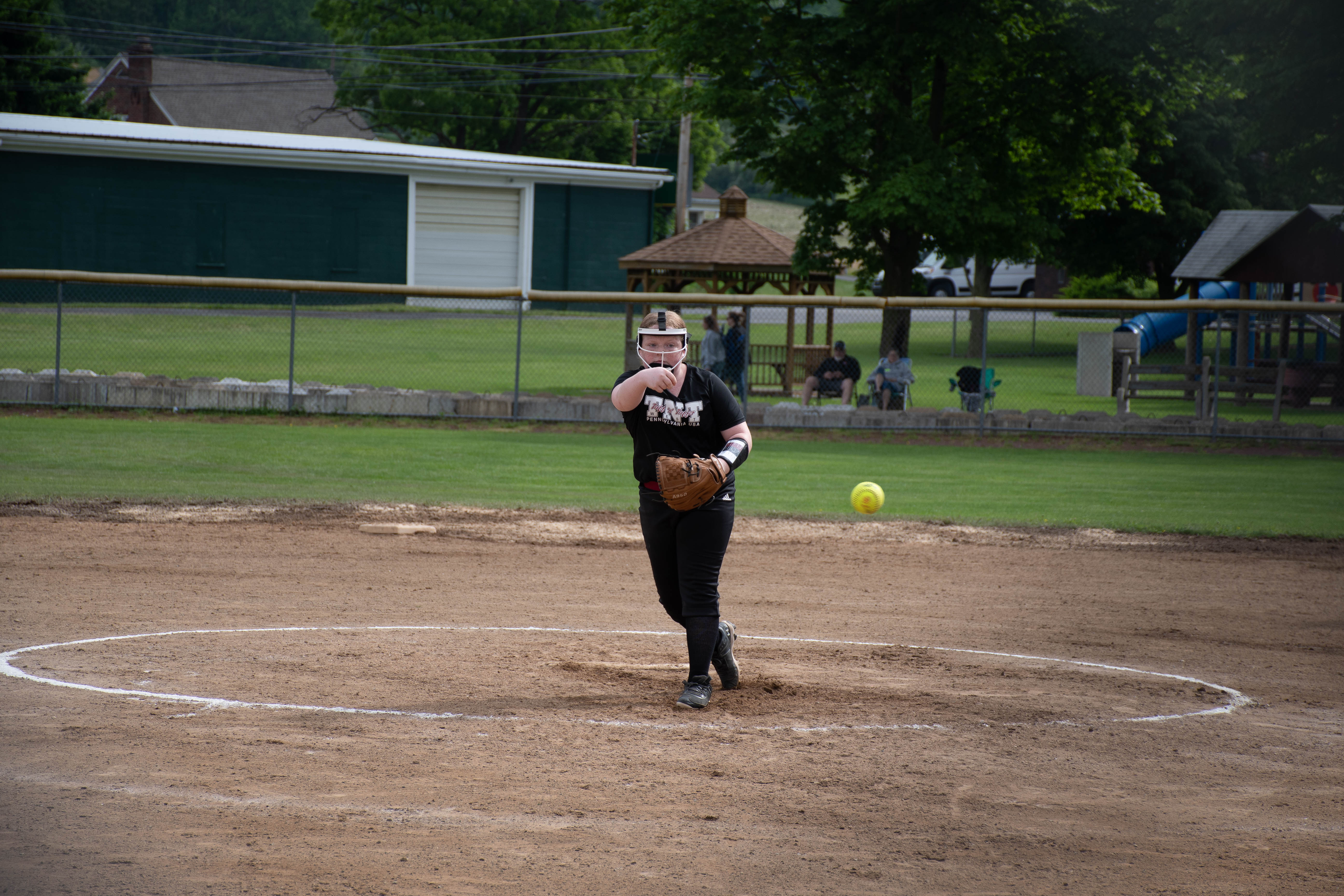 Pitcher just threw the ball.